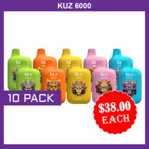 KUZ – 6000 PUFFS - 10 PACK