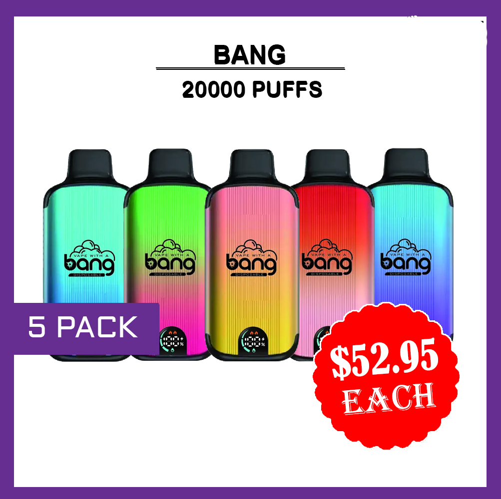 BANG - 5 PACK - 20000 PUFFS