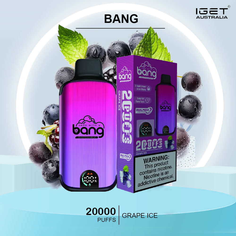 BANG - GRAPE ICE - 20000 PUFFS
