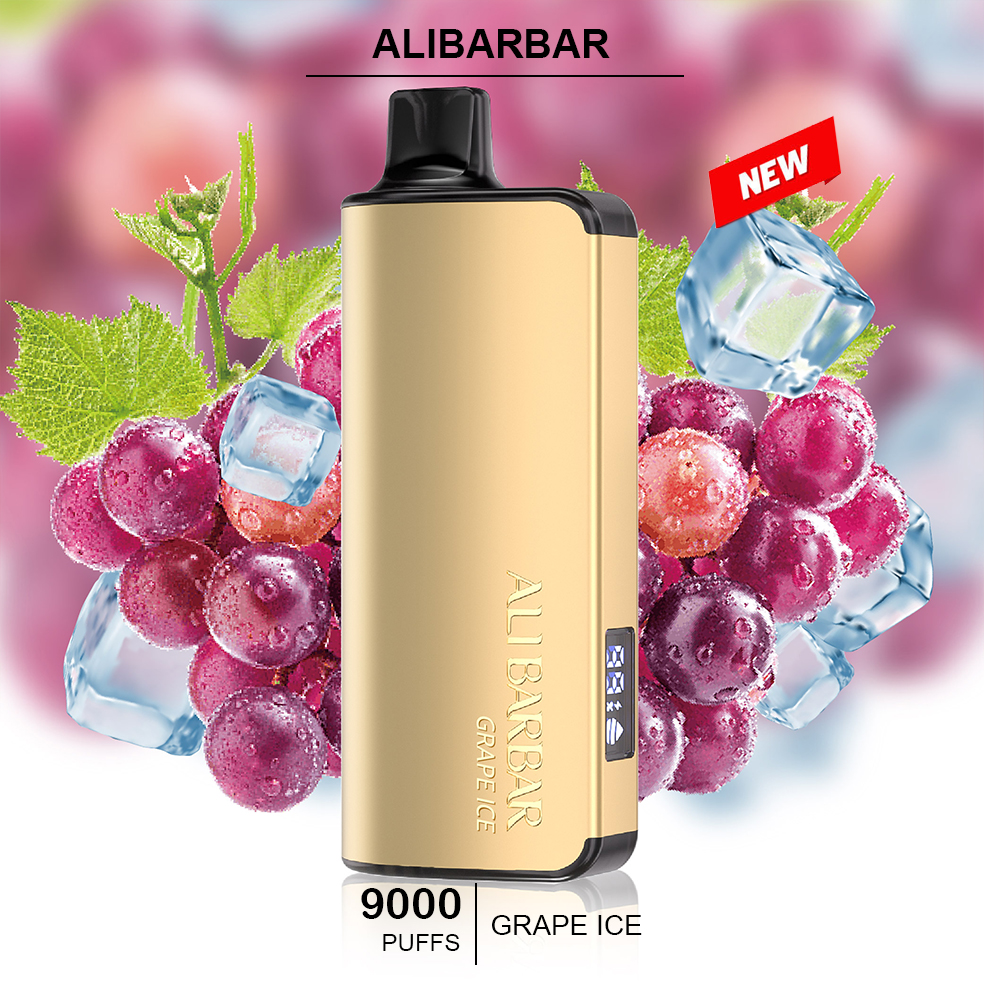 ALIBARBAR INGOT - GRAPE ICE – 9000 PUFFS