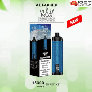 ALFAKHER CROWN BAR - BERRY ICE - 15000 PUFFS