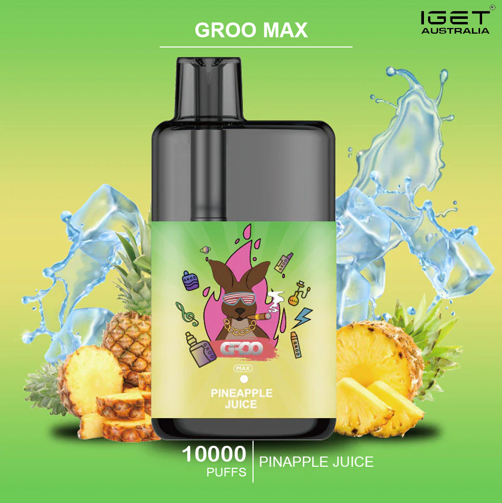 GROO MAX - PINAPPLE JUICE - 10000 PUFFS