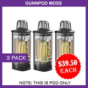 GUNNPOD MOSS - 3 PACK - 8000 PUFFS - POD ONLY