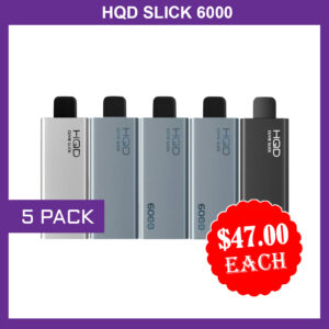 HQD SLICK - 5 PACK- 6000 PUFFS