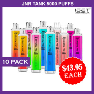JNR CRYSTAL PRO MAX - 5000 PUFFS - 10 PACK
