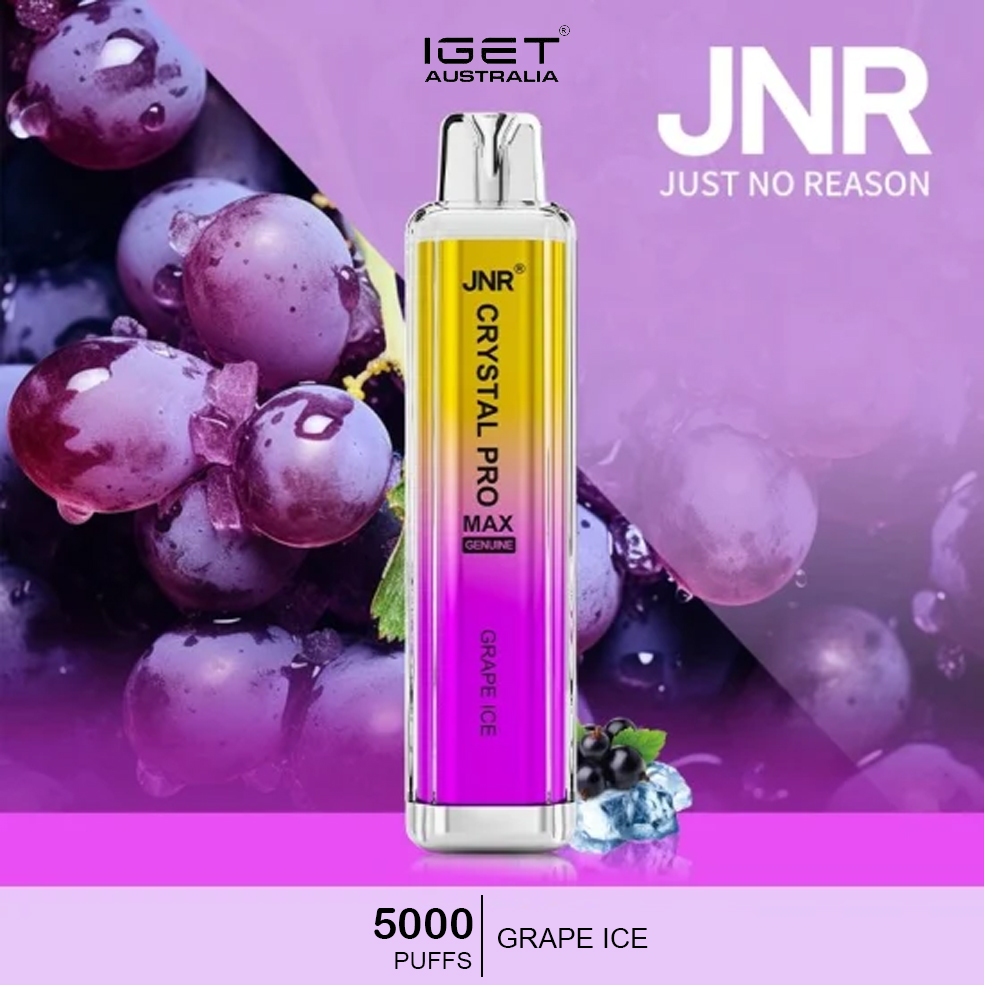 JNR CRYSTAL PRO MAX - GRAPE ICE - 5000 PUFFS