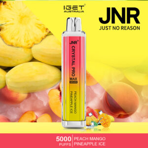 JNR CRYSTAL PRO MAX - PEACH MANGO PINEAPPLE ICE - 5000 PUFFS