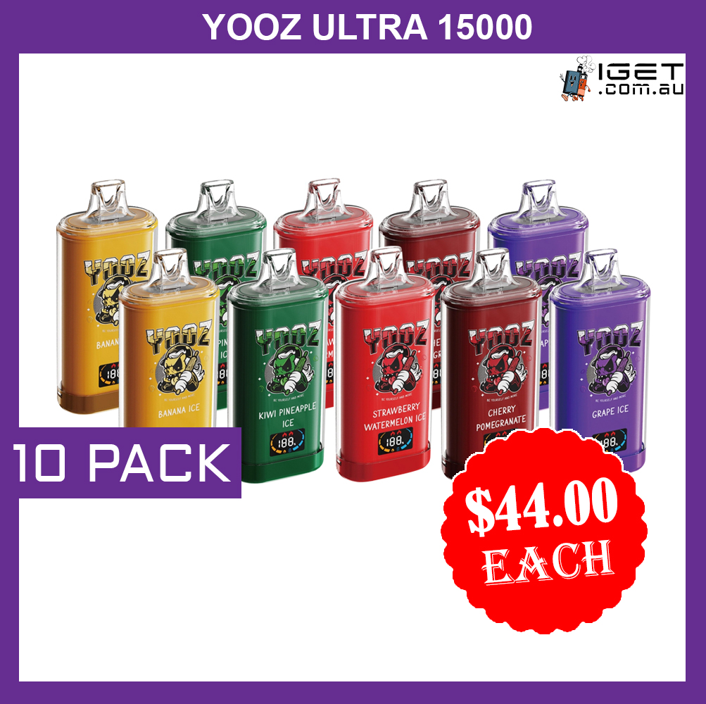 YOOZ ULTRA - 15000 PUFFS - 10 PACK