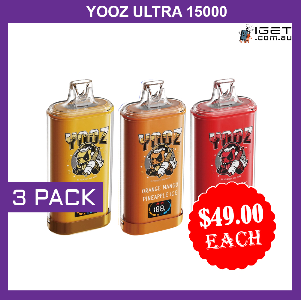 YOOZ ULTRA - 15000 PUFFS - 3 PACK