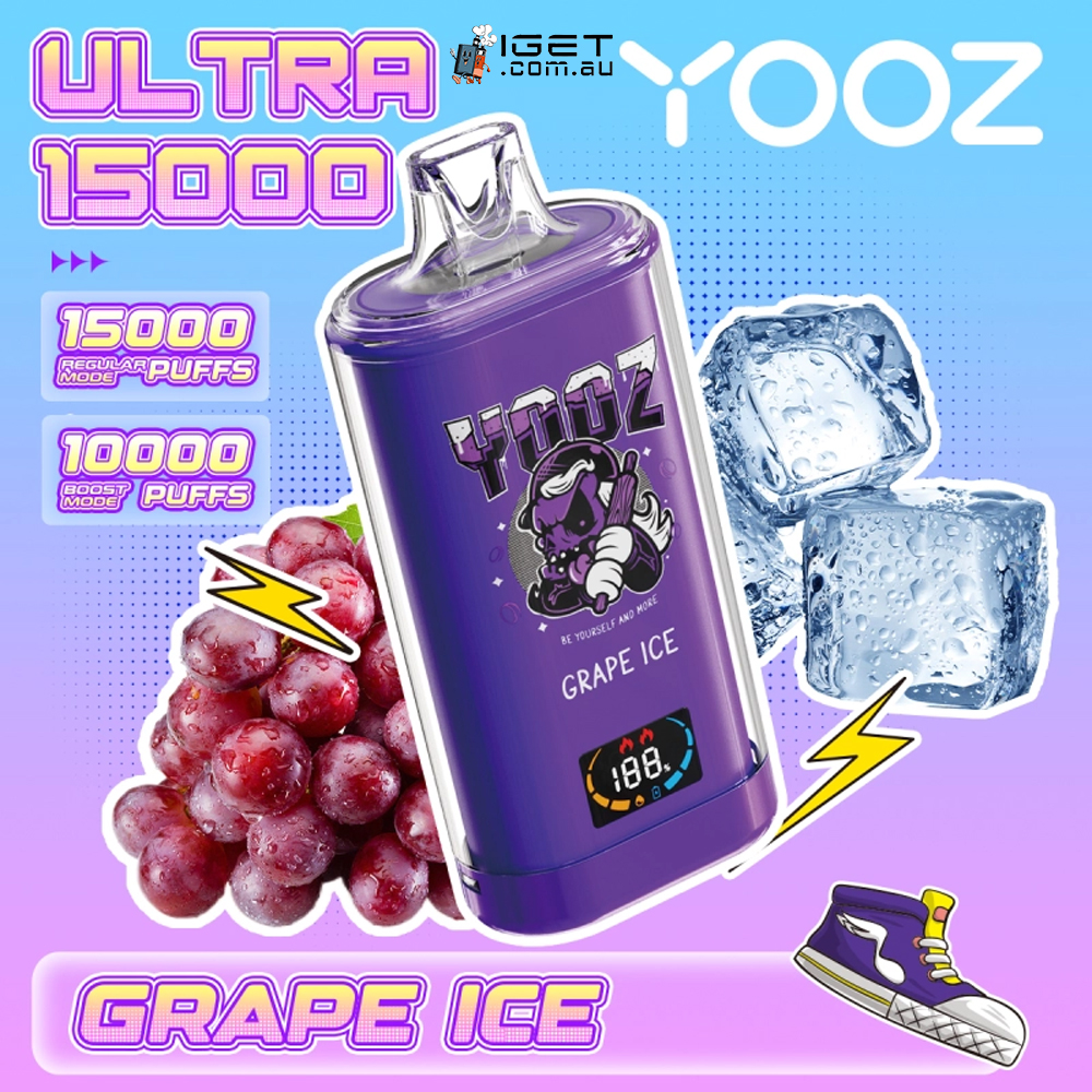 YOOZ ULTRA - GRAPE ICE - 15000 PUFFS