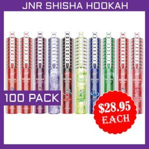 JNR SHISHA HOOKAH 12000 PUFFS - 100 PACK
