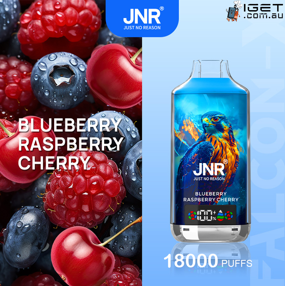 JNR FALCON -X BLUEBERRY RASPBERRY CHERRY - 18000 PUFFS