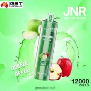 JNR SHISHA HOOKAH - DOUBLE APPLE - 12000 PUFFS