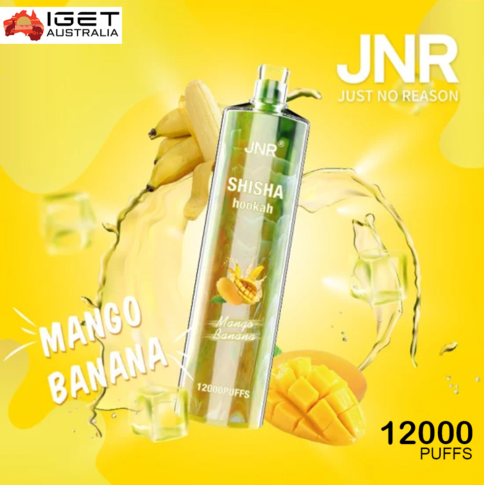 JNR SHISHA HOOKAH - MANGO BANANA - 12000 PUFFS