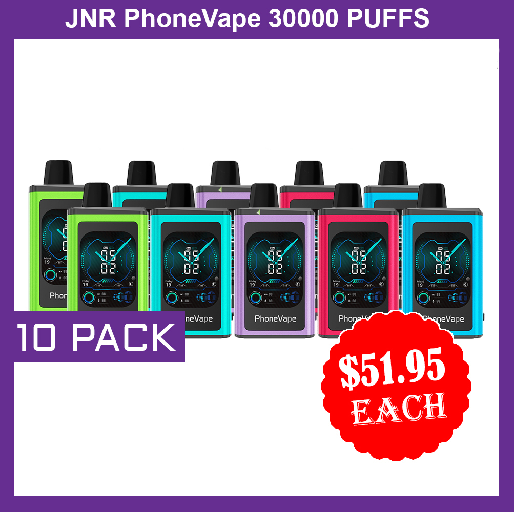 JNR PhoneVape - 5 PACK - 30000 PUFFS