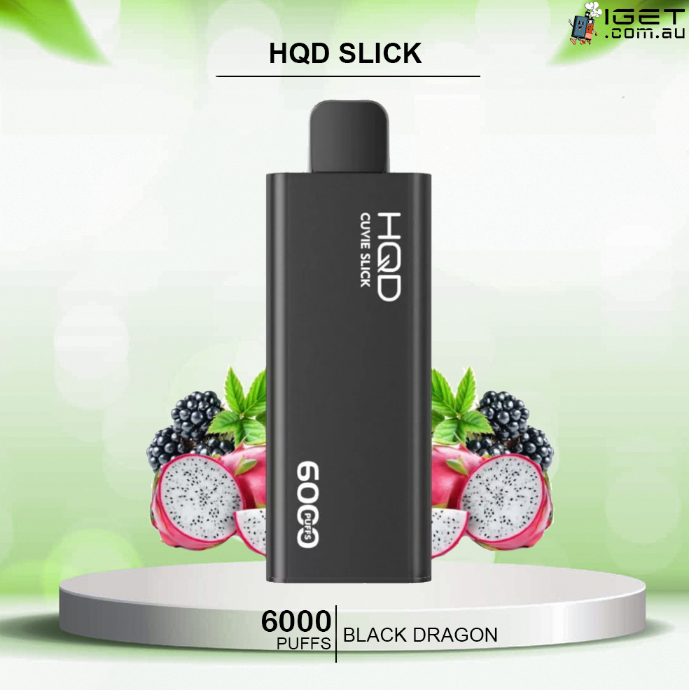 HQD SLICK BLACK DRAGON - 6000 PUFFS