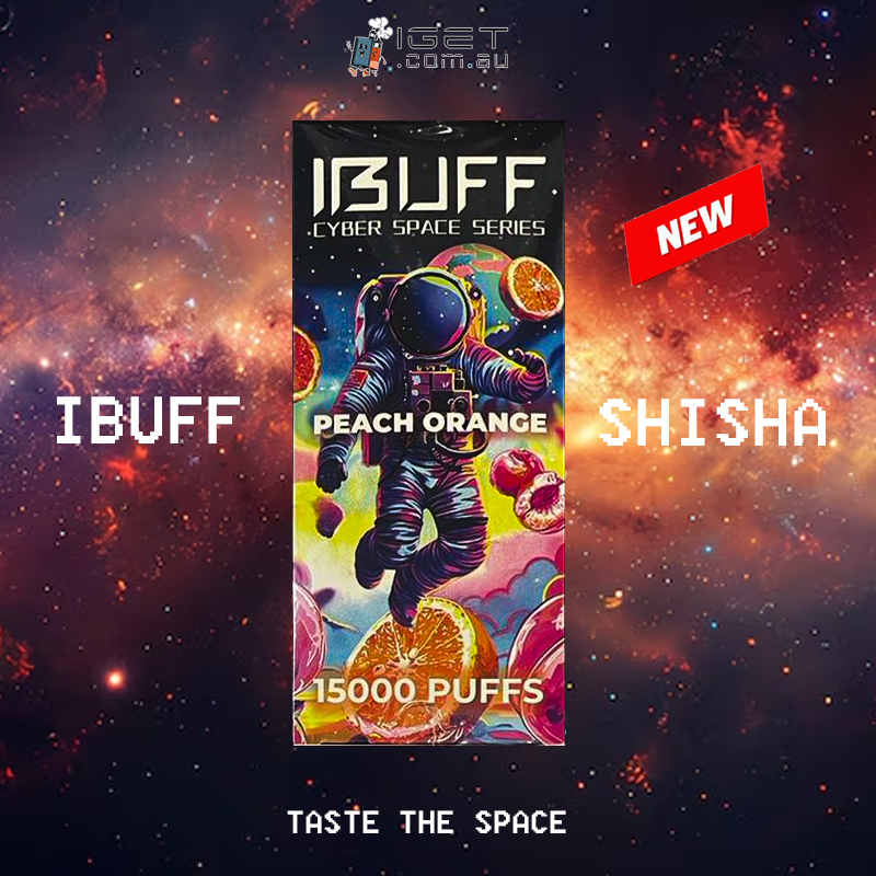 IBUFF SHISHA - PEACH ORANGE - 15000 PUFFS