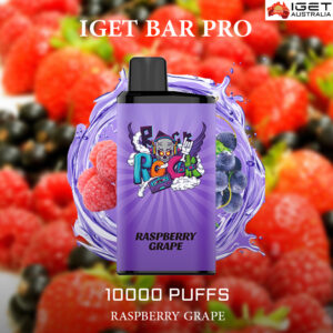 IGET BAR PRO - RASPBERRY GRAPE - 10000 PUFFS