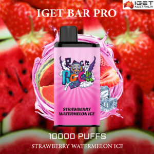 IGET BAR PRO - STRAWBERRY WATERMELON ICE - 10000 PUFFS