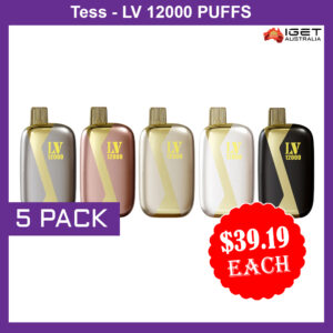 TESS-LV 12000 PUFFS - 5 PACK