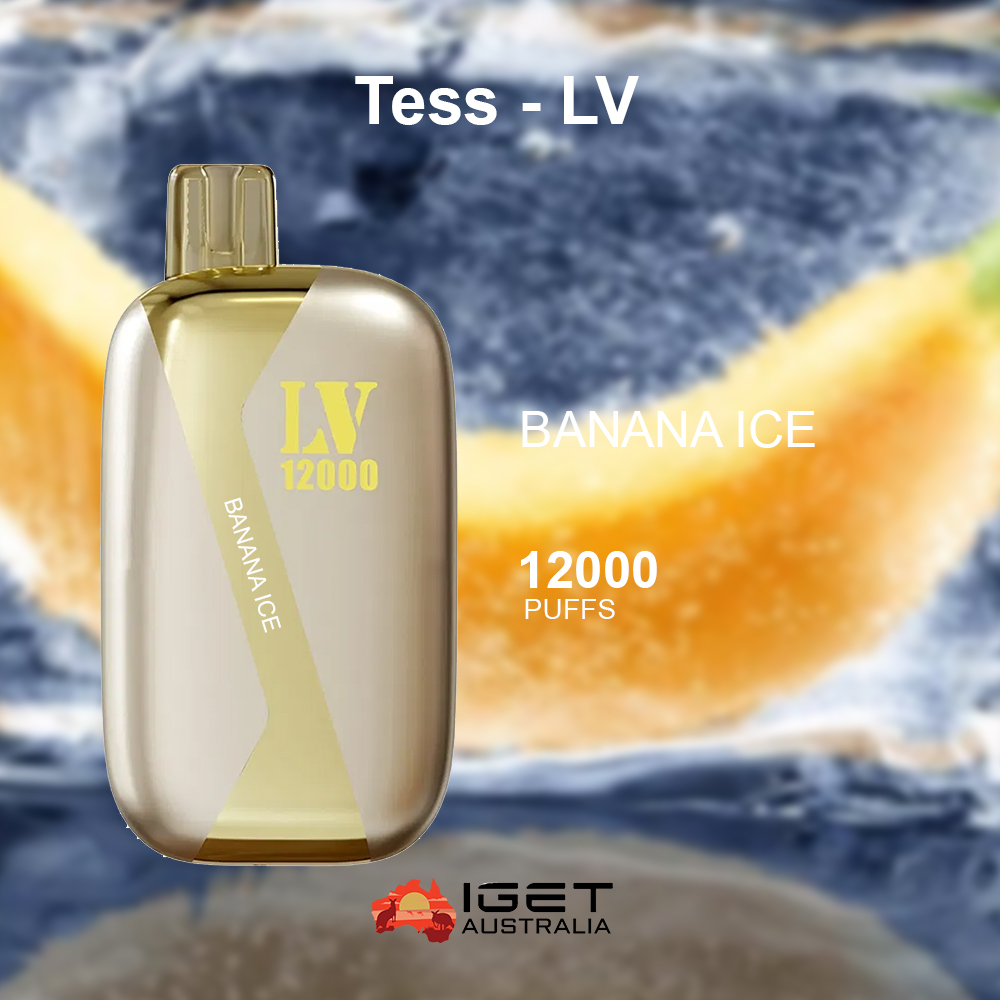 TESS-LV BANANA ICE - 12000 PUFFS