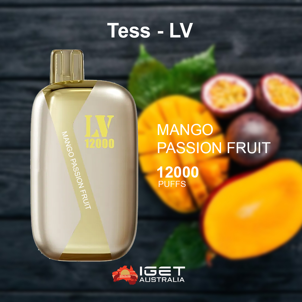 TESS-LV MANGO PASSION FRUIT - 12000 PUFFS