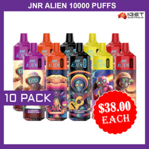 JNR ALIEN 10000 PUFFS - 10 PACK