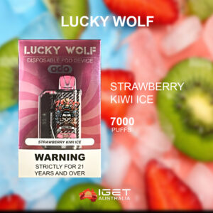 LUCKY WOLF STRAWBERRY KIWI ICE