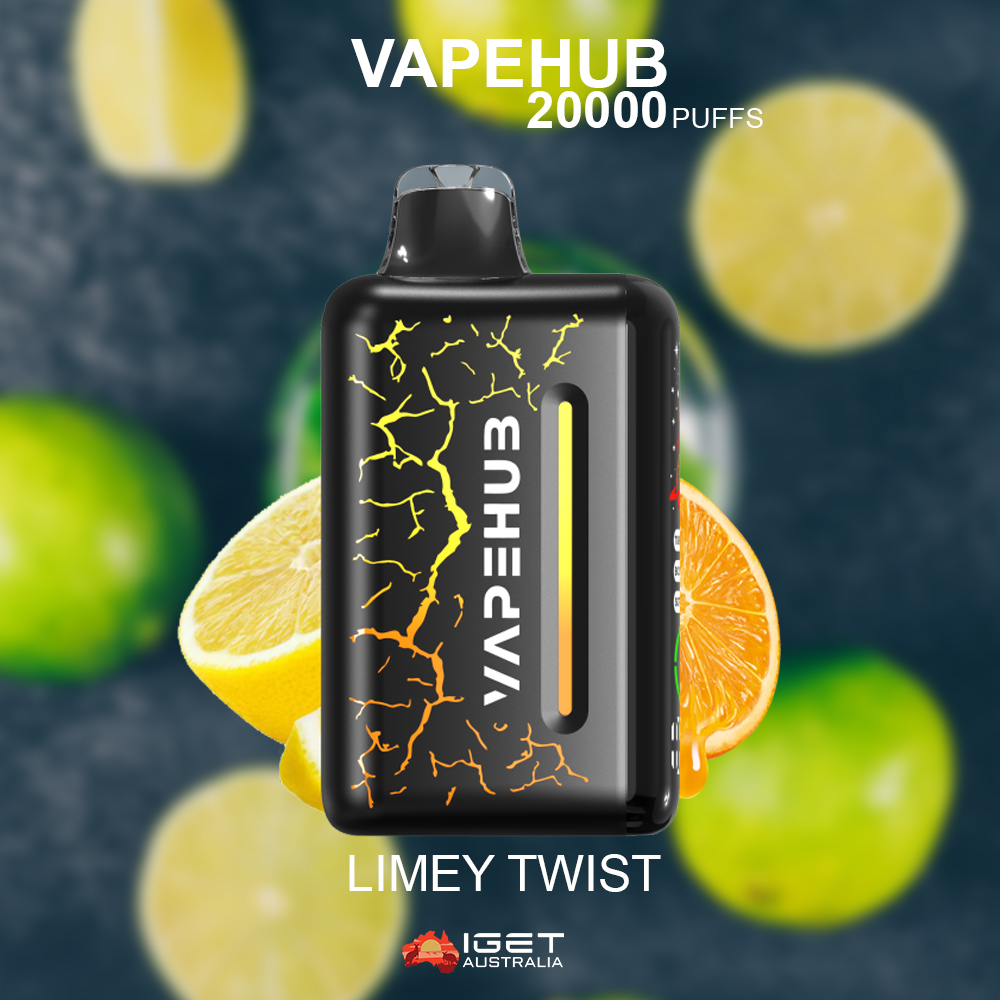 VAPEHUB LIMEY AUSSIE TWIST - 20000 PUFFS