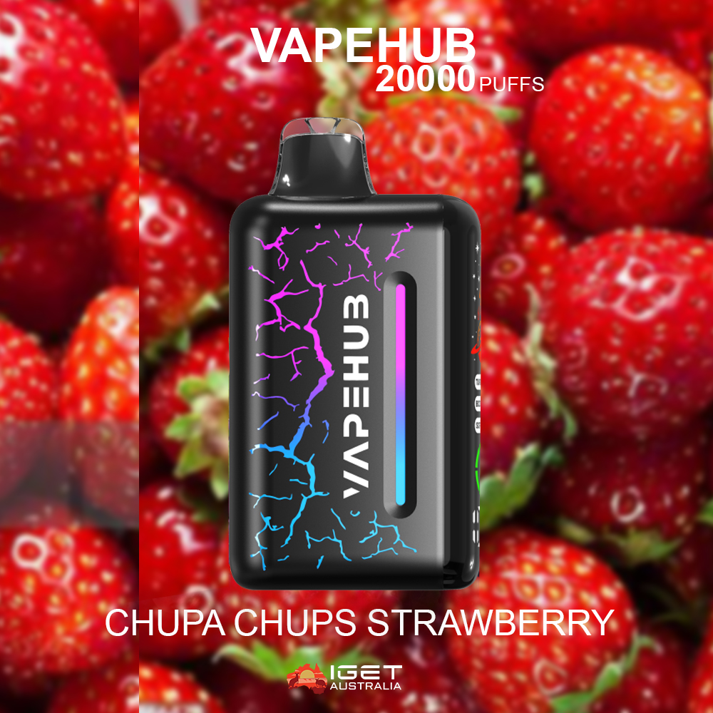 VAPEHUB CHUPA CHUPS STRAWBERRY - 20000 PUFFS