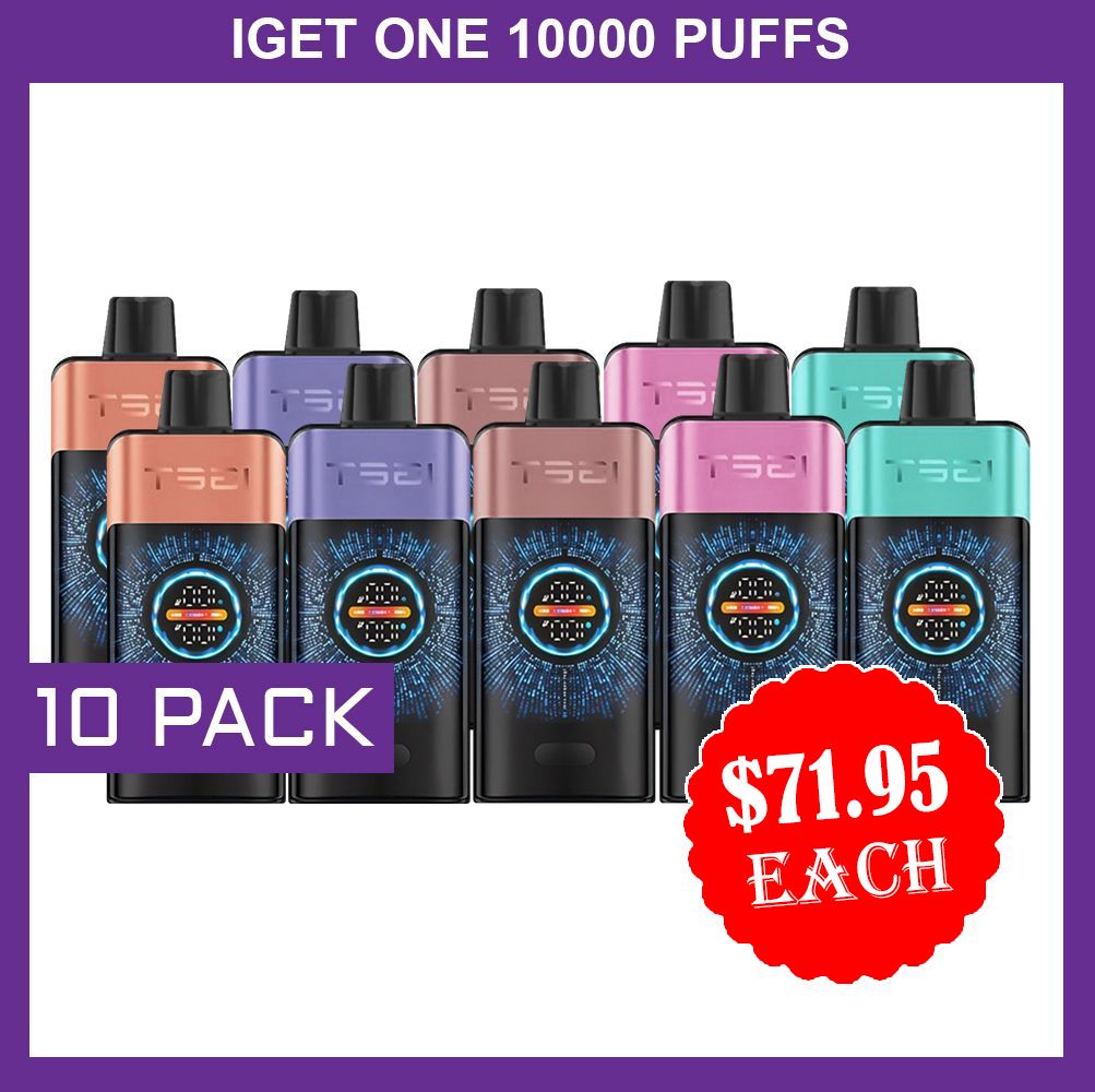 IGET ONE 12000 PUFFS – 10 PACK