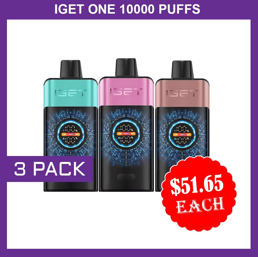 IGET ONE 12000 PUFFS - 3 PACK
