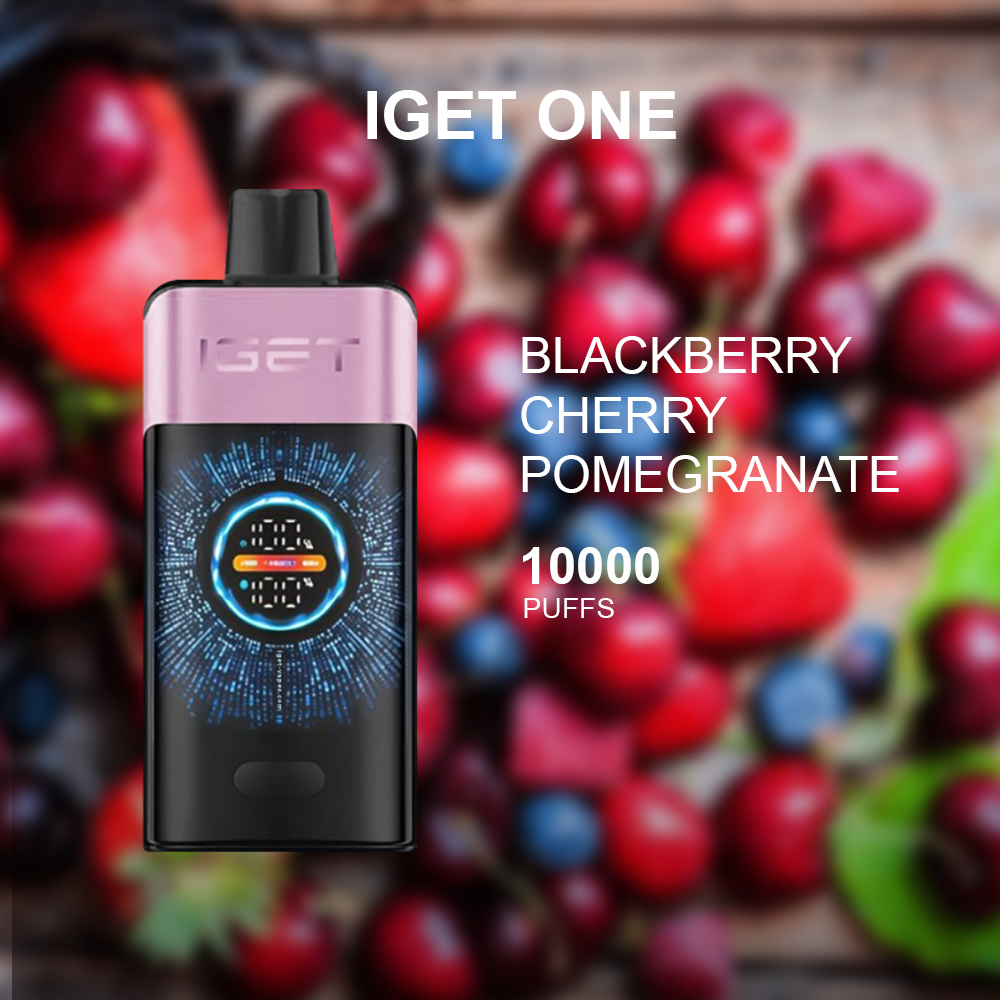 IGET ONE BLACKBERRY CHERRY POMEGRANATE - 10000 PUFFS
