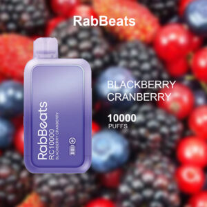 RABBEATS BAR BLACKBERRY CRANBERRY - 10000 PUFFS