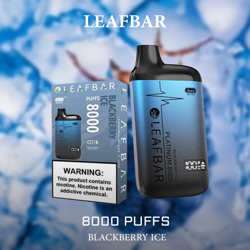 LEAFBAR PLATINUM BLACKBERRY ICE - 8000 PUFFS