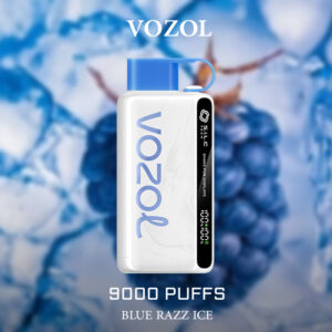 VOZOL BLUE RAZZ ICE - 9000 PUFFS
