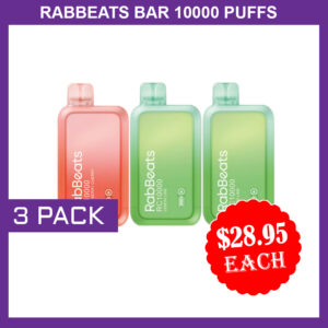 RABBEATS 10000 PUFFS - 3 PACK