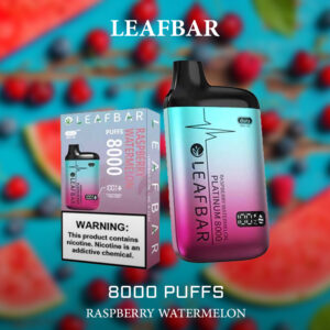 LEAFBAR PLATINUM RASPBERRY WATERMELON - 8000 PUFFS