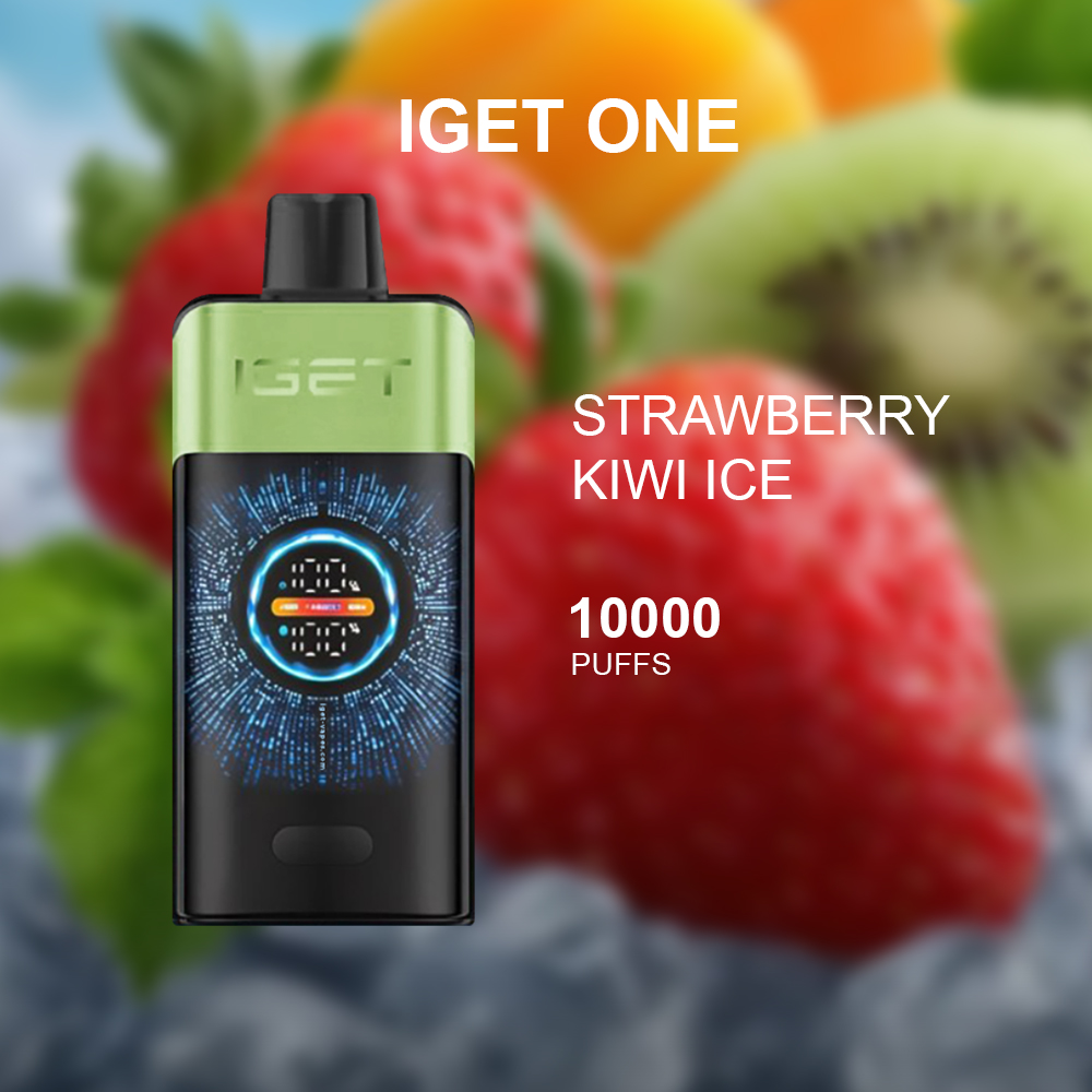 IGET ONE STRAWBERRY KIWI ICE - 10000 PUFFS