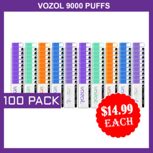 VOZOL 9000 PUFFS - 100 PACK