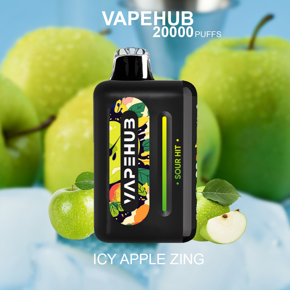 VAPEHUB ICY APPLE ZING - 20000 PUFFS