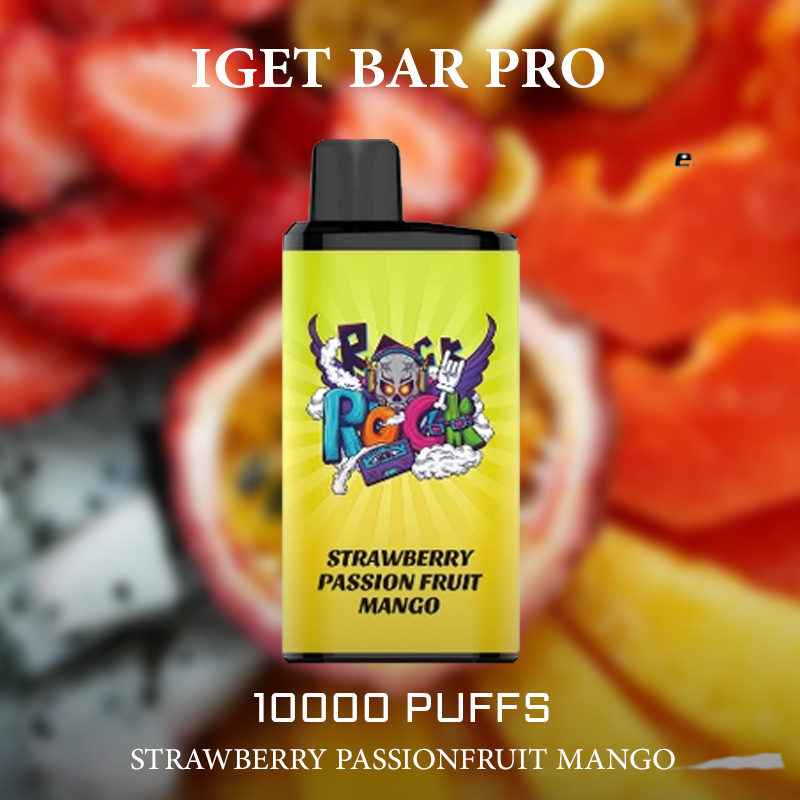 IGET BAR PRO STRAWBERRY PASSIONFRUIT MANGO - 10000 PUFFS