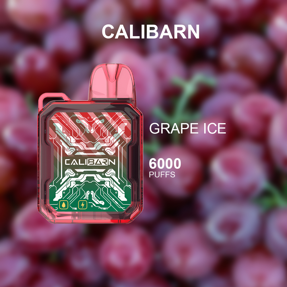 CALIBARN GRAPE ICE - 6000 PUFFS