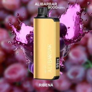 ALIBARBAR INGOT - RIBENA – 9000 PUFFS