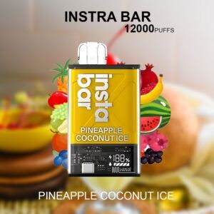 INSTRA BAR PINEAPPLE COCONUT ICE - 12000 PUFFS