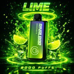 RIVAL BAR LIME - 8000 PUFFS