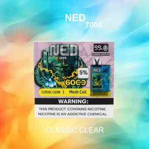 NED CLASSIC CLEAR - 6000 PUFFS