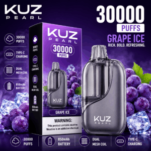 KUZ PEARL GRAPE ICE - 30000 PUFFS