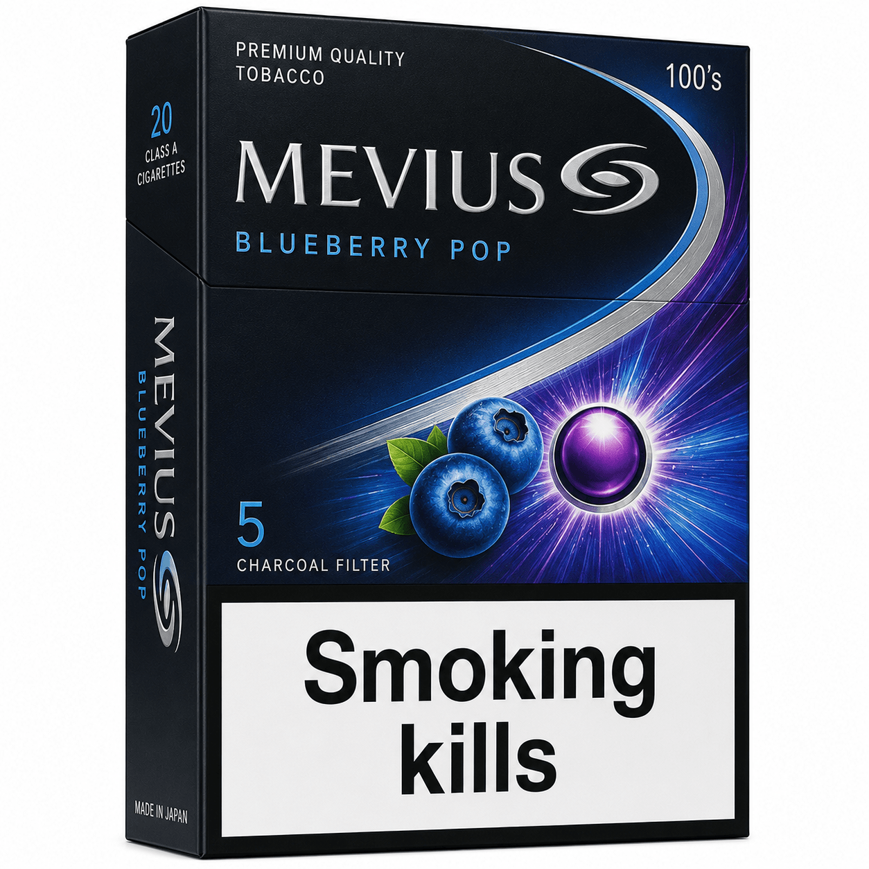 Mevius Blueberry Pop Carton