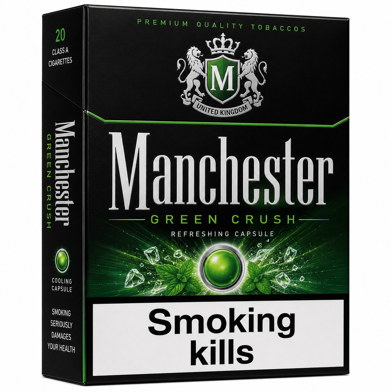 Manchester Green Crush Cigarettes